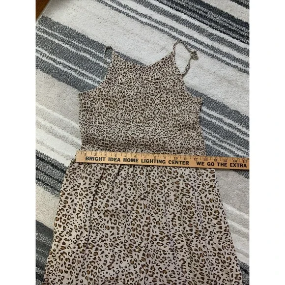 Womens japna Spaghetti Strap Jumpsuit Leopard Prints‎ M - Picture 6 of 9